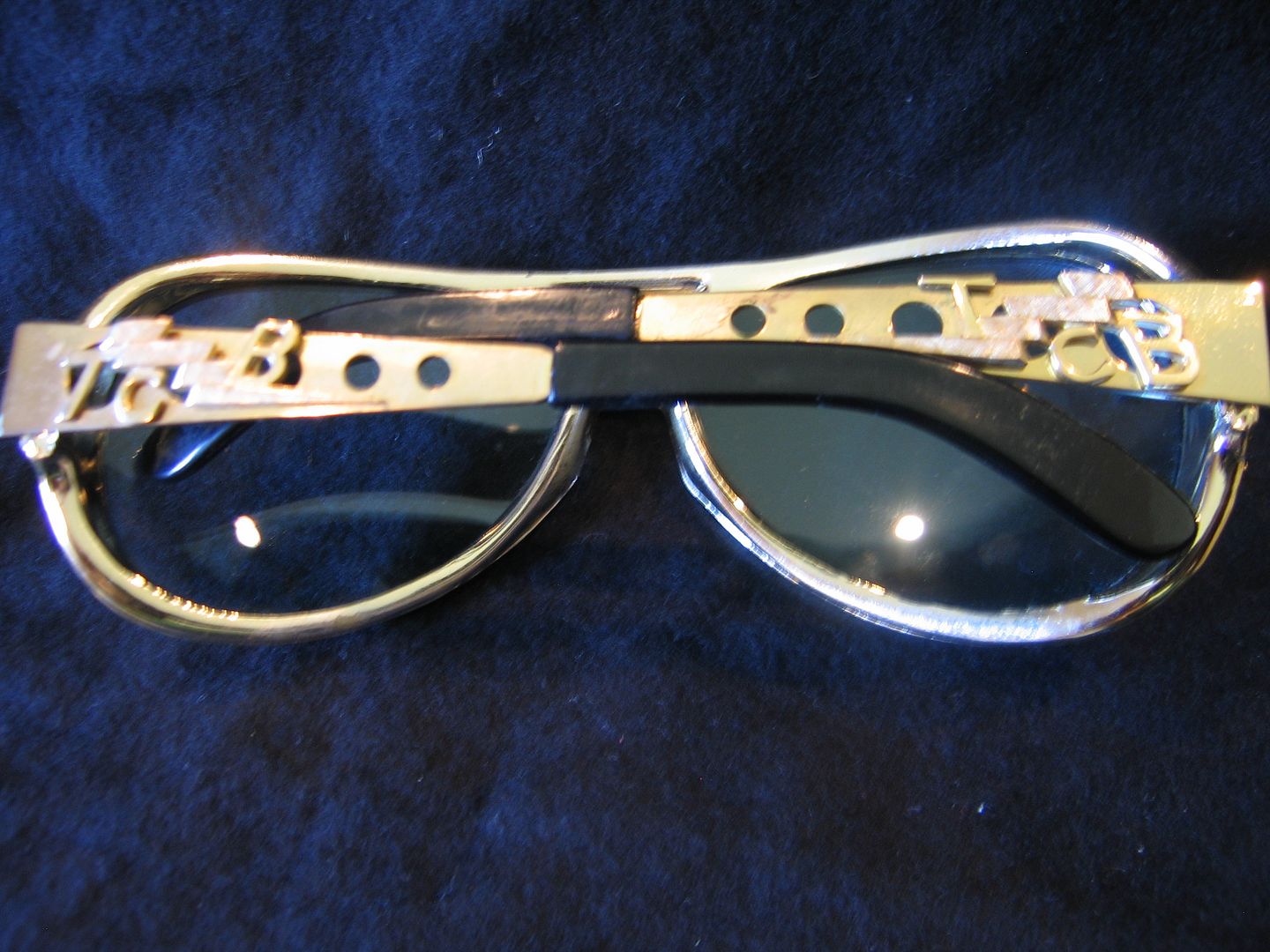 Elvis Aviator Sunglasses Rare Elvis Optic Boutique Original 1970s Tcb Presley Ebay
